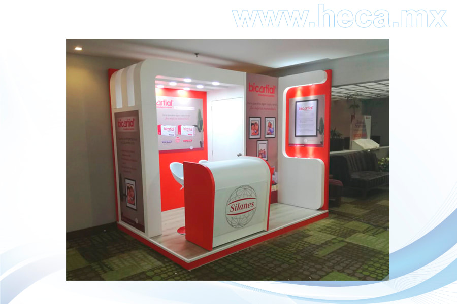 Stands Custom Heca Salud Caretas Protectoras Cubre